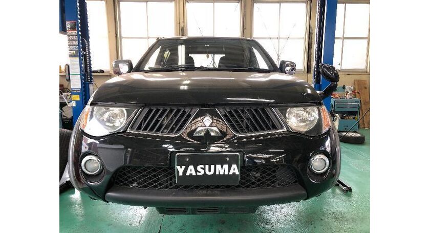 三菱 トライトン 車検整備 アッパーボールジョイント交換 群馬 館林 群馬で中古車をお探しなら有限会社ヤスマ自動車のブログ